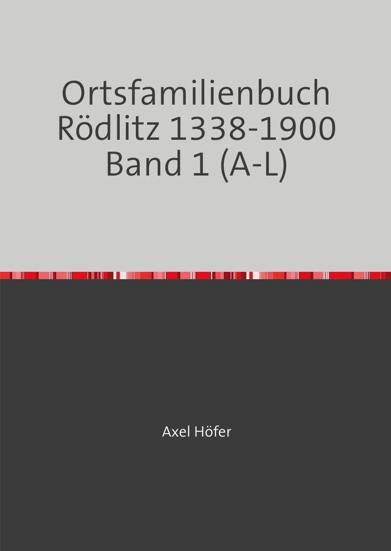 Ortsfamilienbuch Ortsfamilienbuch