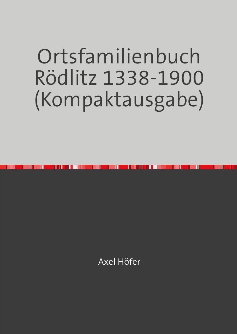 Ortsfamilienbuch Rödlitz 1338-1900